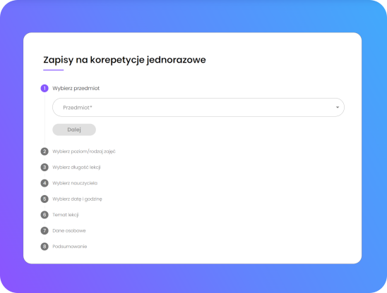Korepetycje jednorazowe